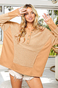 Thumb Opening Long Sleeve Top