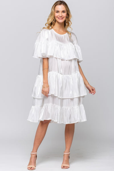 Ruffle Midi Dress