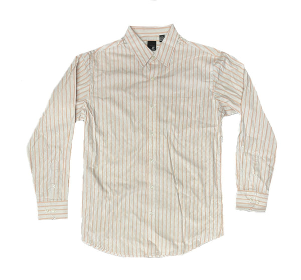 Michael Brandon Long Sleeve Striped Shirt