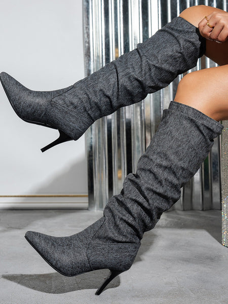 Point Toe Stiletto Boots